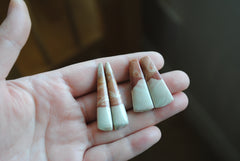 Jasper pair cabochons