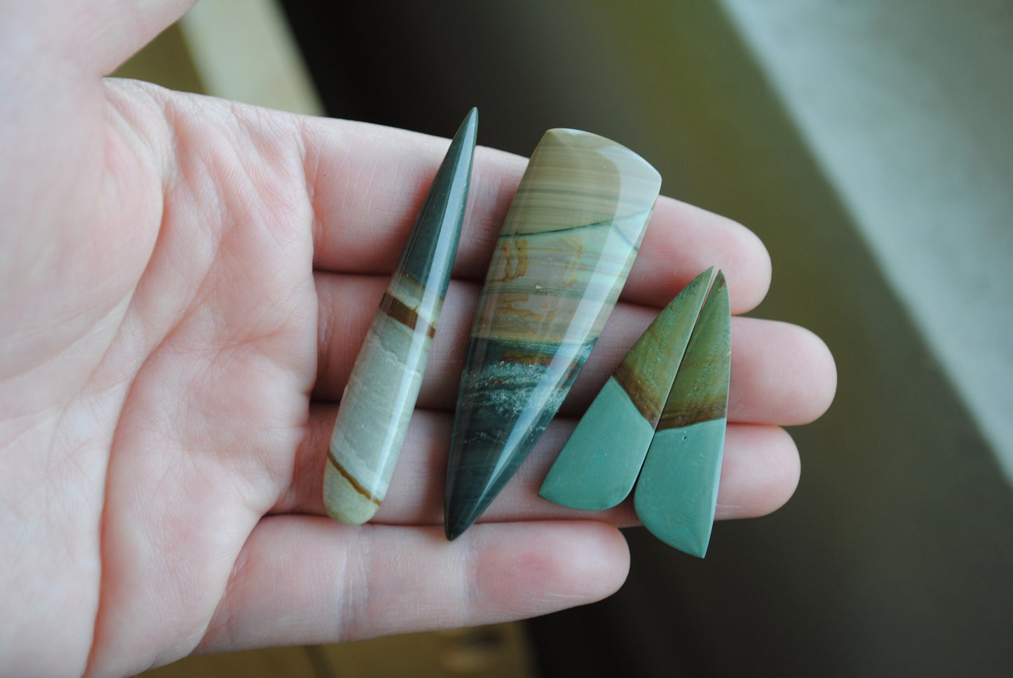 Jasper cabochons