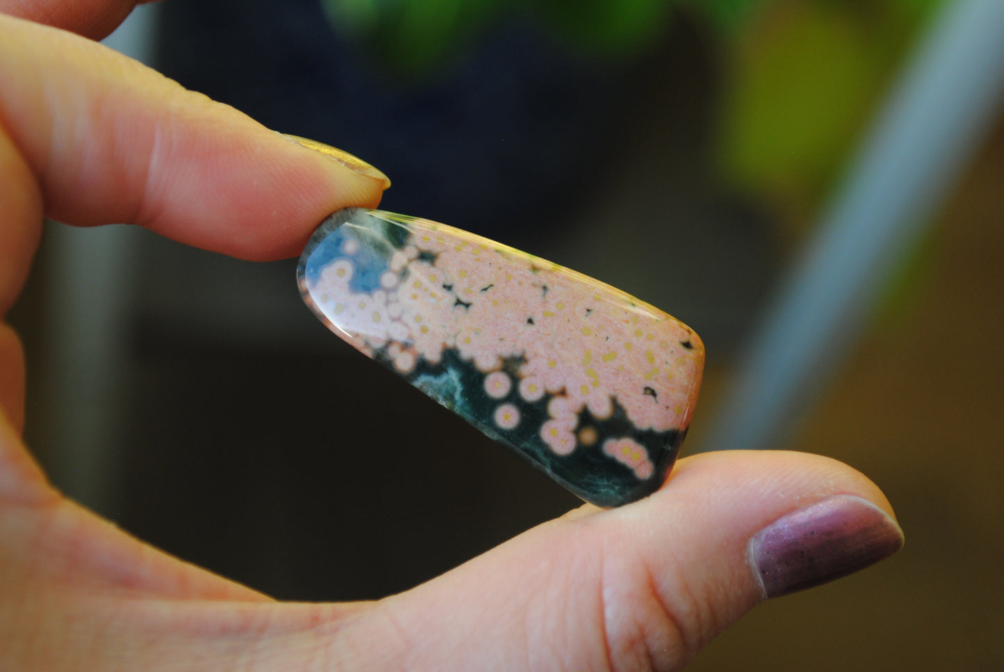 Ocean Jasper freeform cabochon