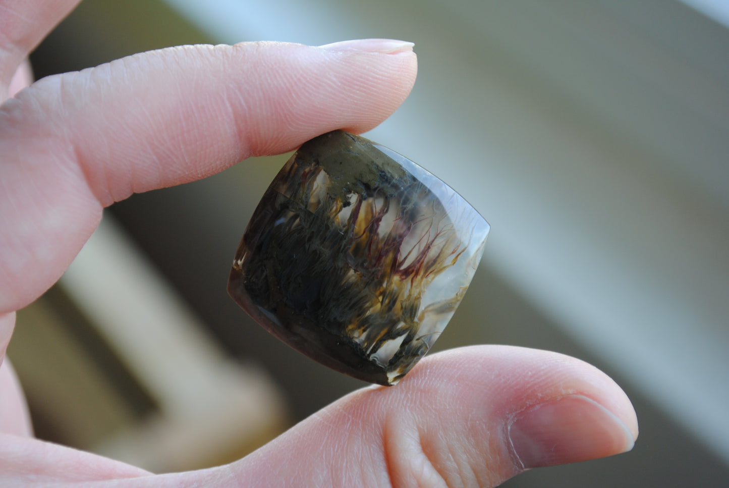 Agate cabochon