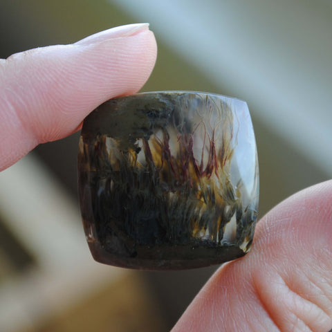 Agate cabochon