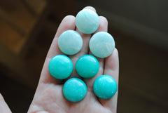 Amazonite cabochons