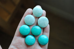 Amazonite cabochons
