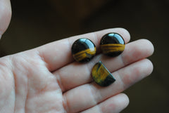 Tigers eye cabochons
