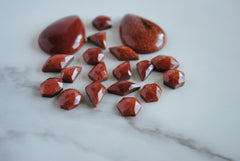 Goldstone cabochons
