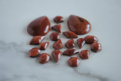Goldstone cabochons