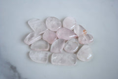 Rose quartz cabochons