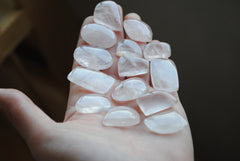 Rose quartz cabochons