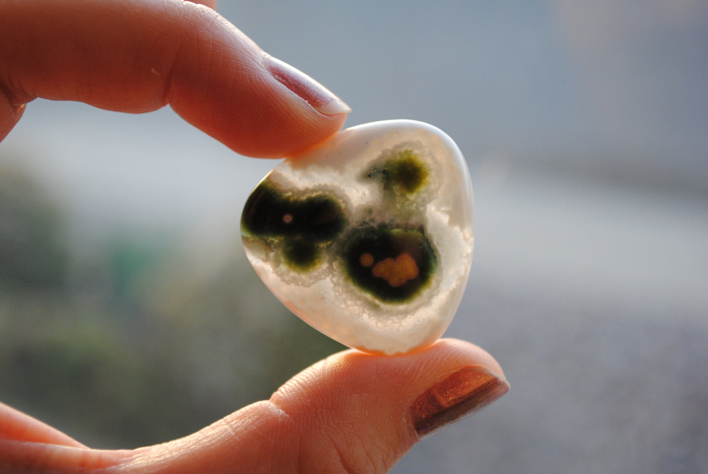 30mm trillion Ocean Jasper cabochons (Lot dd)