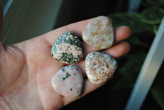 30mm trillion Ocean Jasper cabochons (Lot ff)