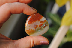 35mm trillion Ocean Jasper cabochon