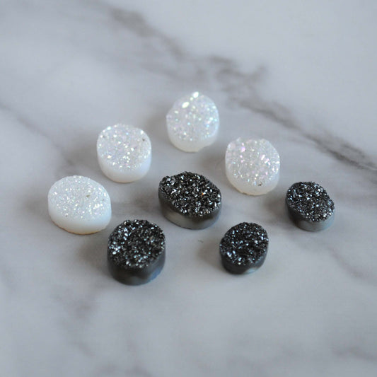 Druzy cabochons