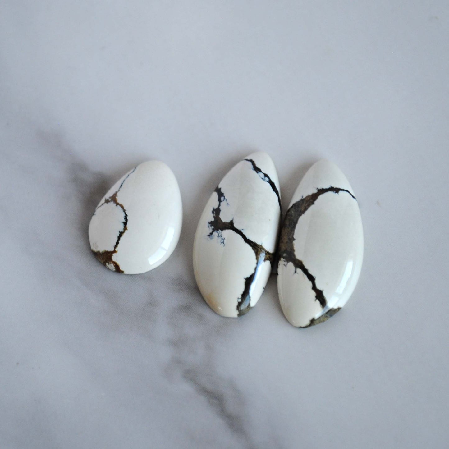 Ivory Creek variscite cabochons
