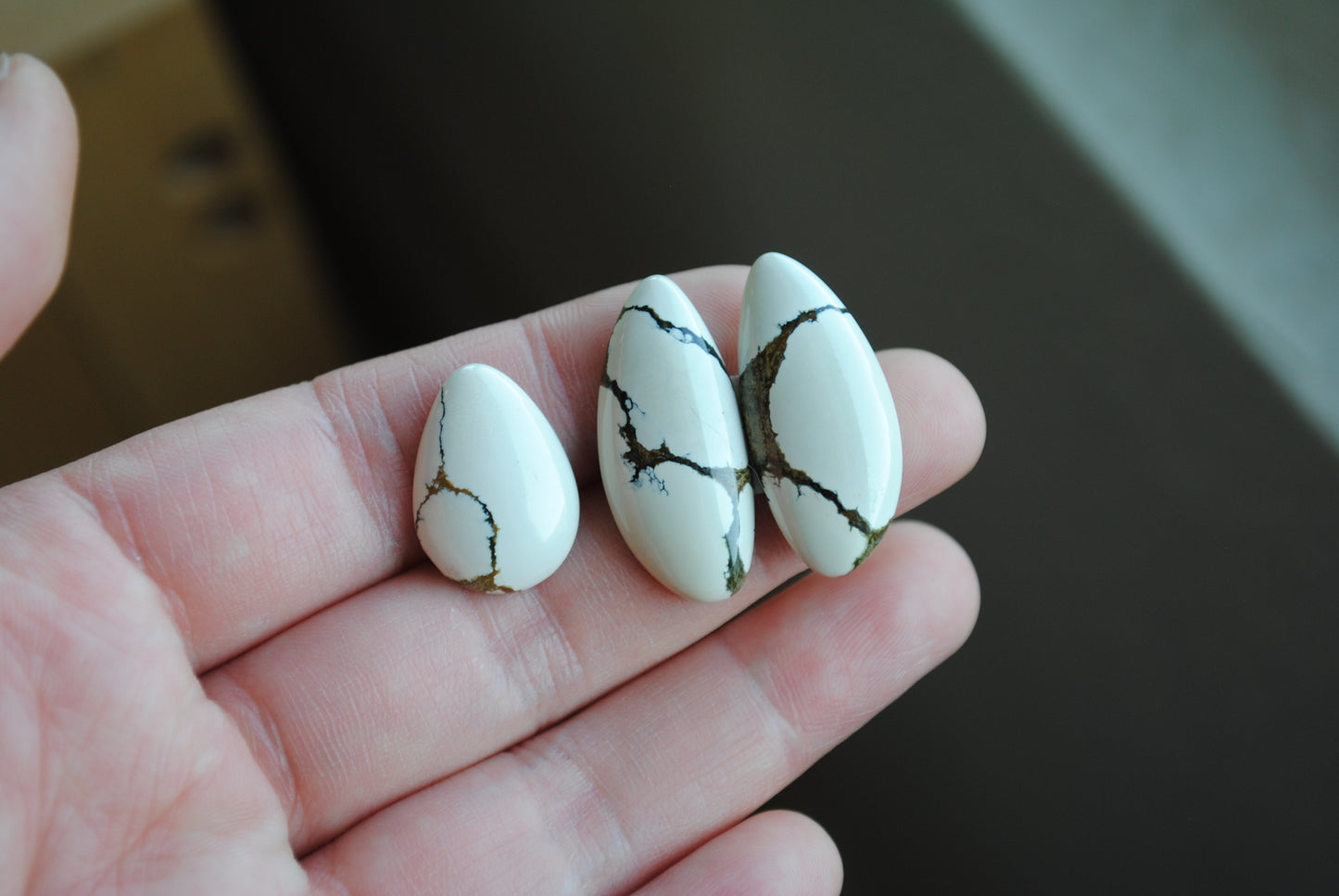 Ivory Creek variscite cabochons