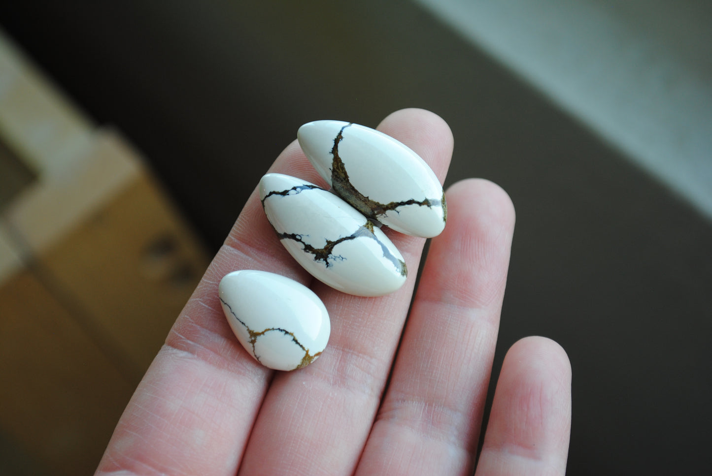 Ivory Creek variscite cabochons
