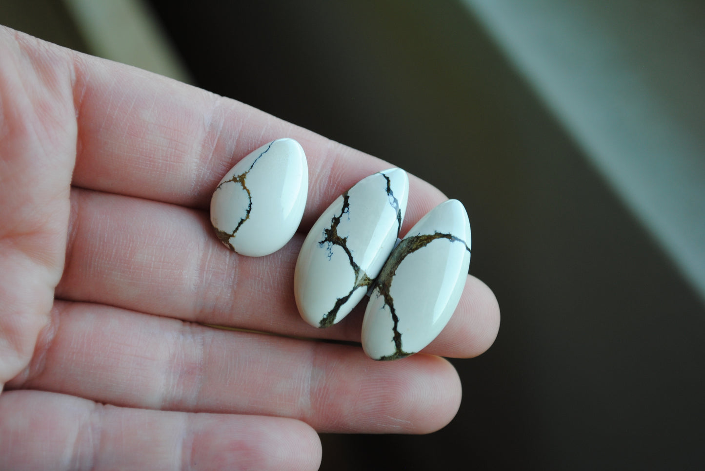 Ivory Creek variscite cabochons