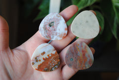 35mm trillion Ocean Jasper cabochons (Lot fff)
