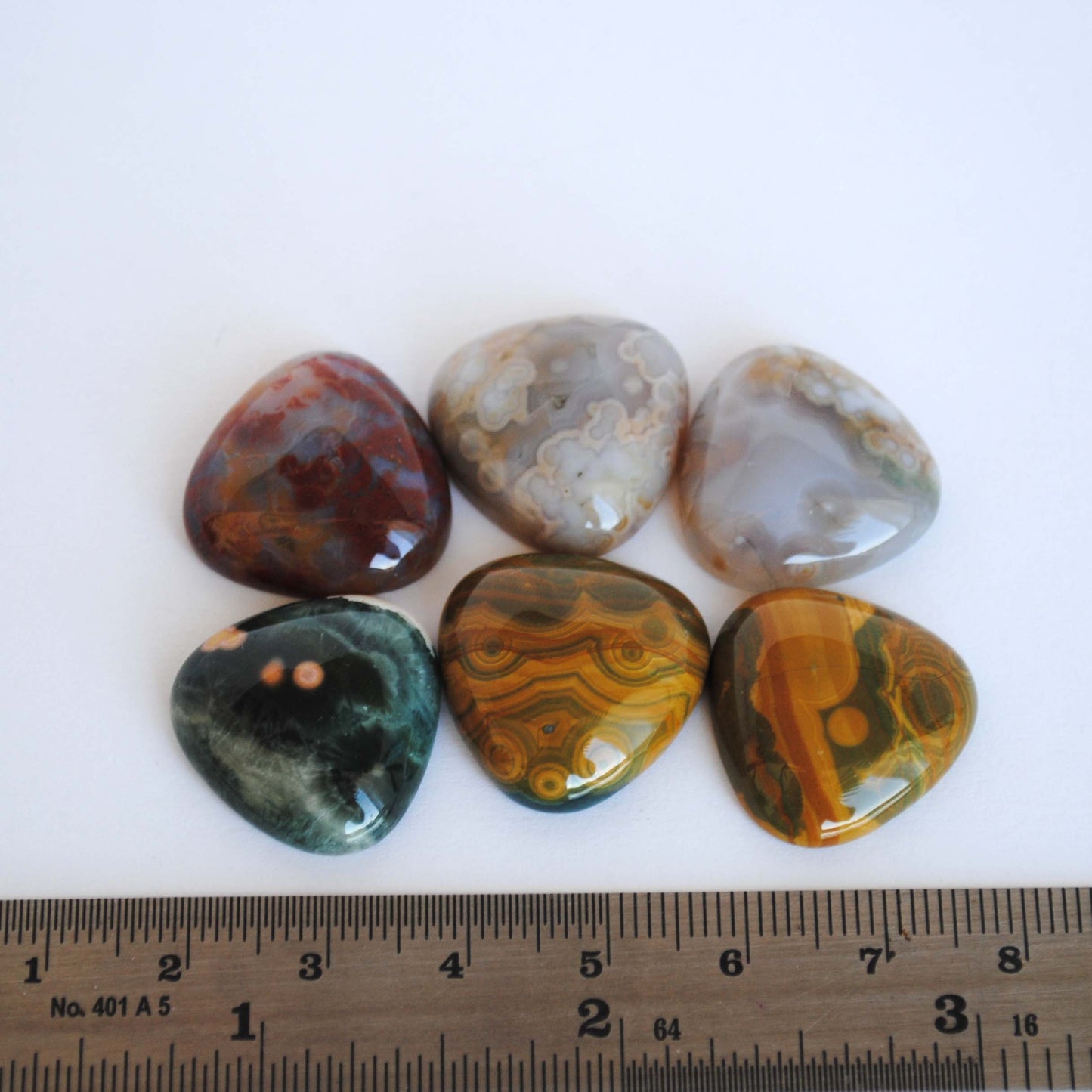 20mm trillion Ocean Jasper cabochons