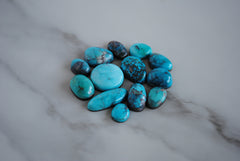 Bisbee turquoise cabochons