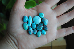 Bisbee turquoise cabochons