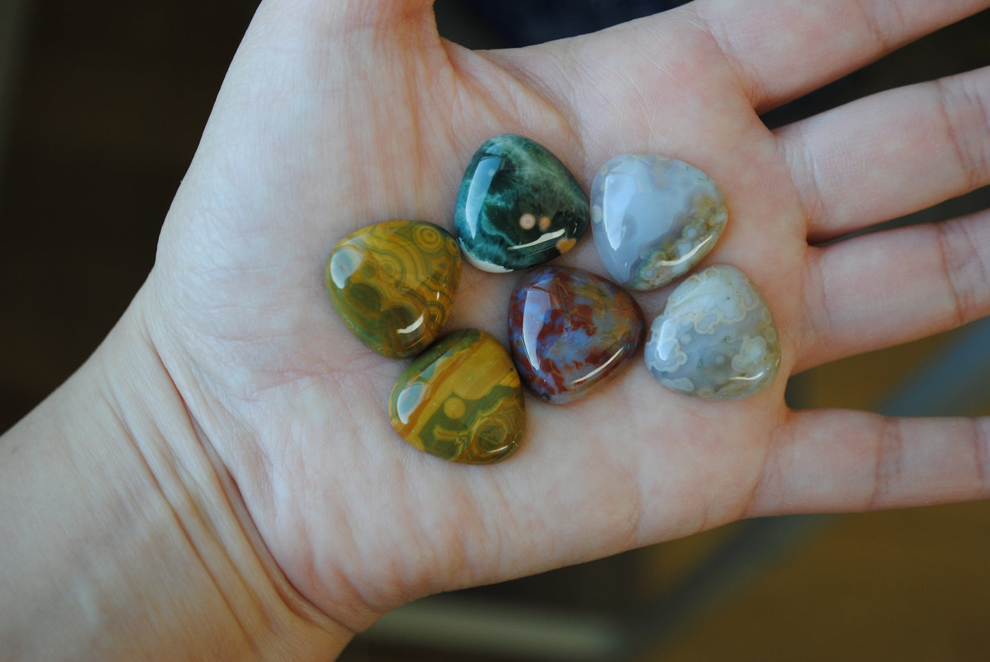 20mm trillion Ocean Jasper cabochons