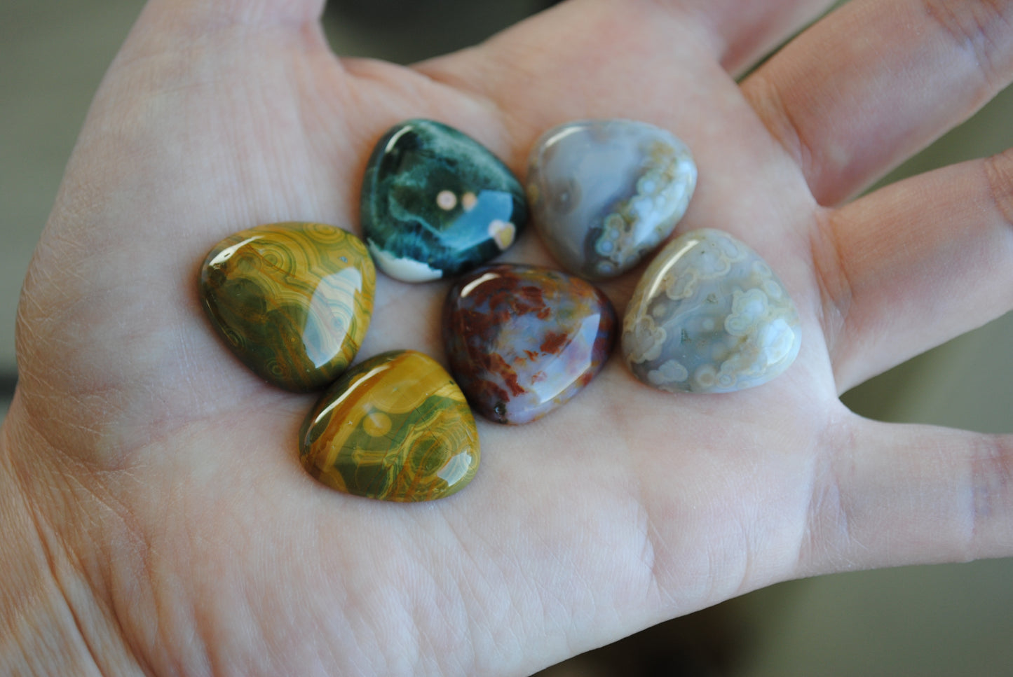 20mm trillion Ocean Jasper cabochons