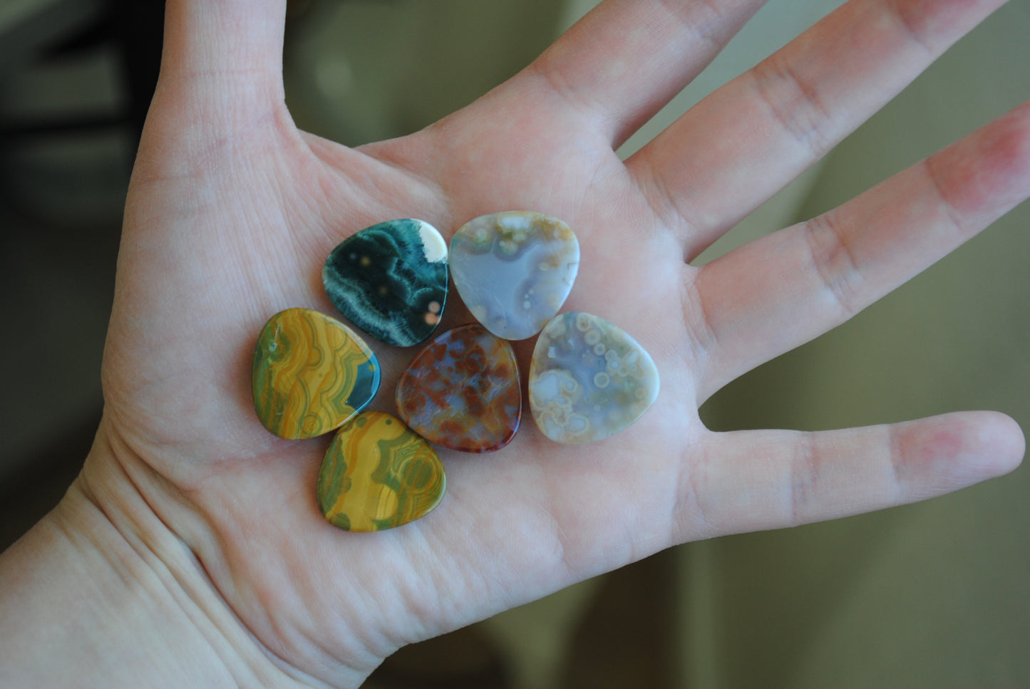20mm trillion Ocean Jasper cabochons