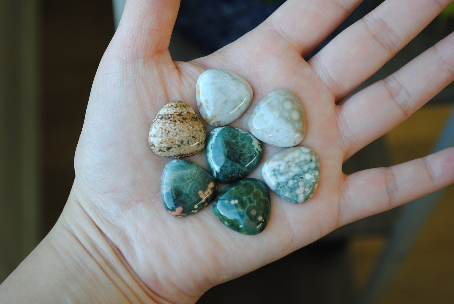20mm trillion Ocean Jasper cabochons