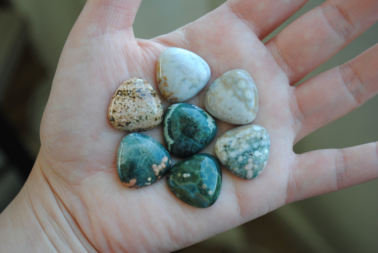 20mm trillion Ocean Jasper cabochons