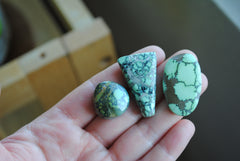 Variscite cabochons