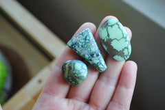 Variscite cabochons