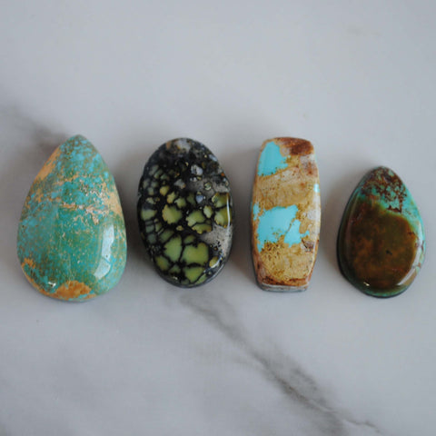 Turquoise cabochons