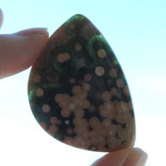31x45mm Ocean Jasper cabochon