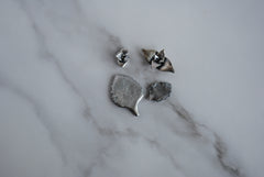 Sterling silver succulent castings (Lot A)