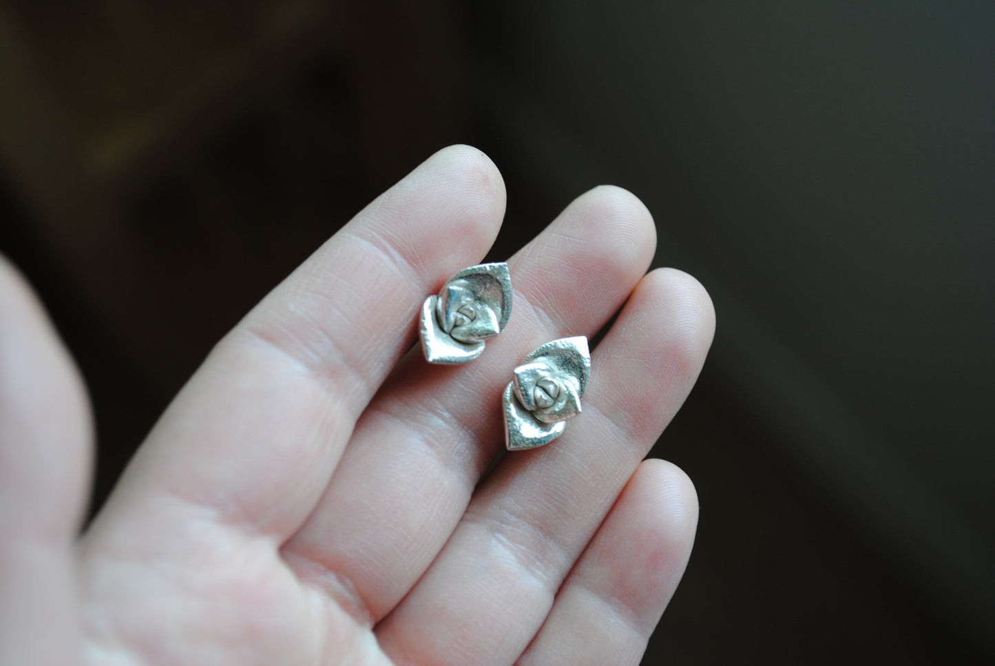 Sterling silver succulent castings (Lot B)
