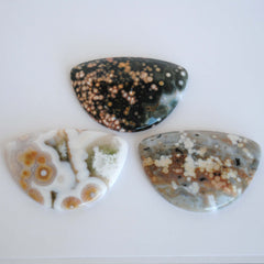 31x45mm Ocean Jasper cabochons (Lot A)