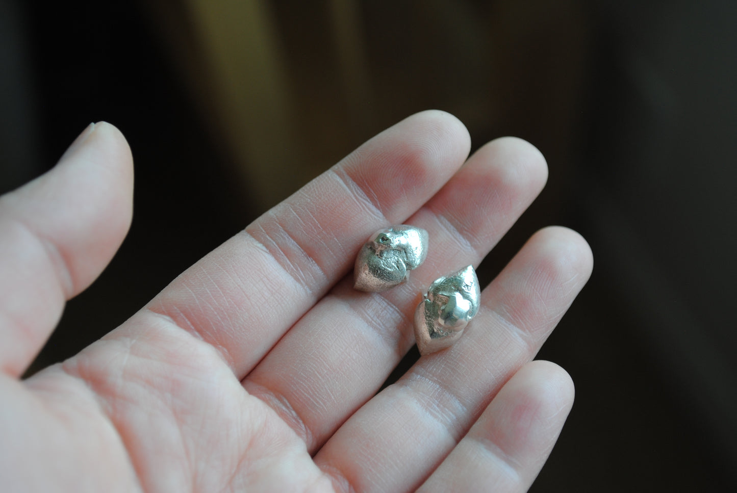 Sterling silver succulent castings (Lot B)