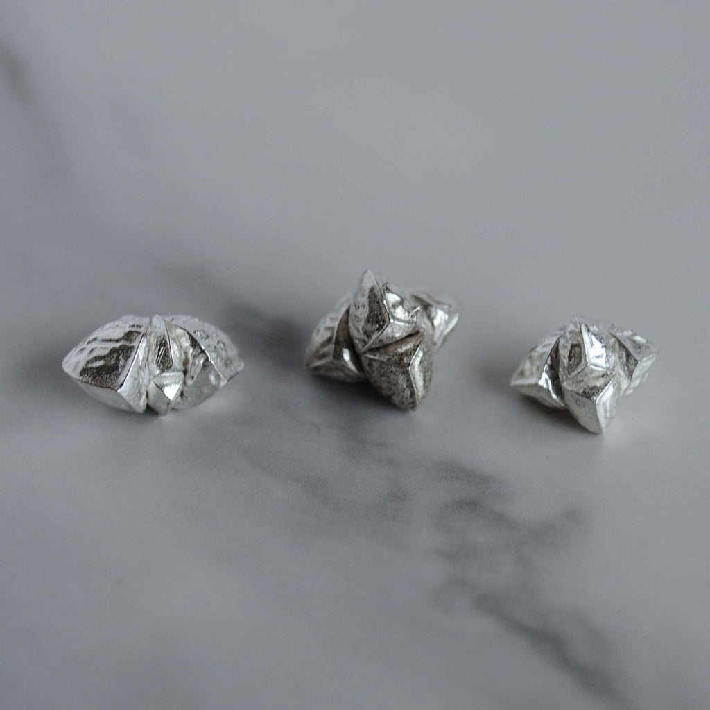 Sterling silver succulent castings (Lot C)