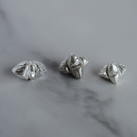Sterling silver succulent castings (Lot C)