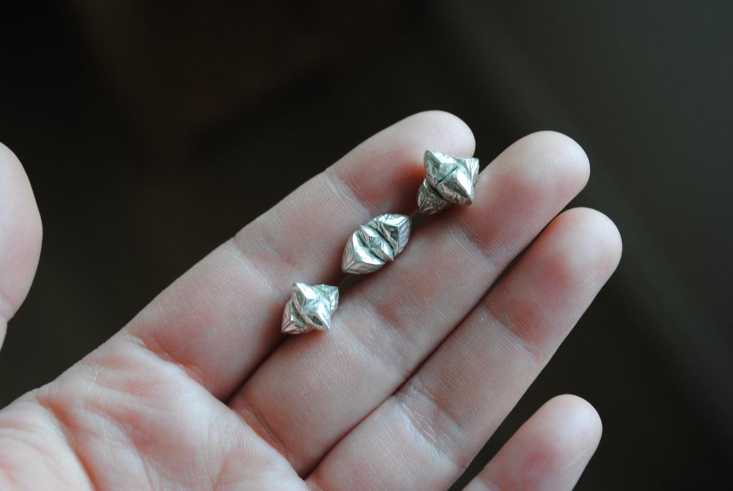 Sterling silver succulent castings (Lot C)