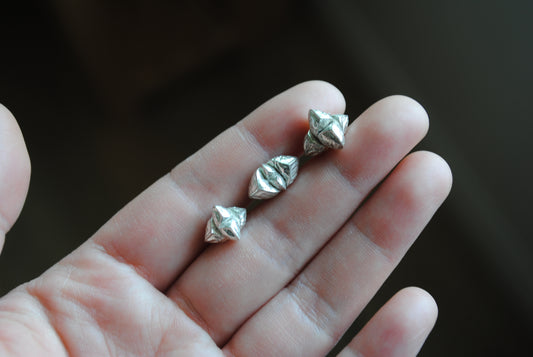 Sterling silver succulent castings (Lot C)