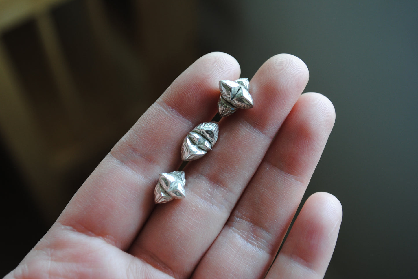 Sterling silver succulent castings (Lot C)