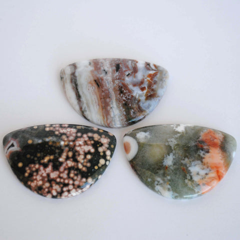 31x45mm Ocean Jasper cabochons (Lot B)