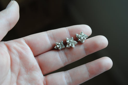 Sterling silver succulent castings (Lot D)