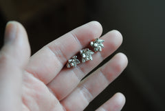 Sterling silver succulent castings (Lot D)