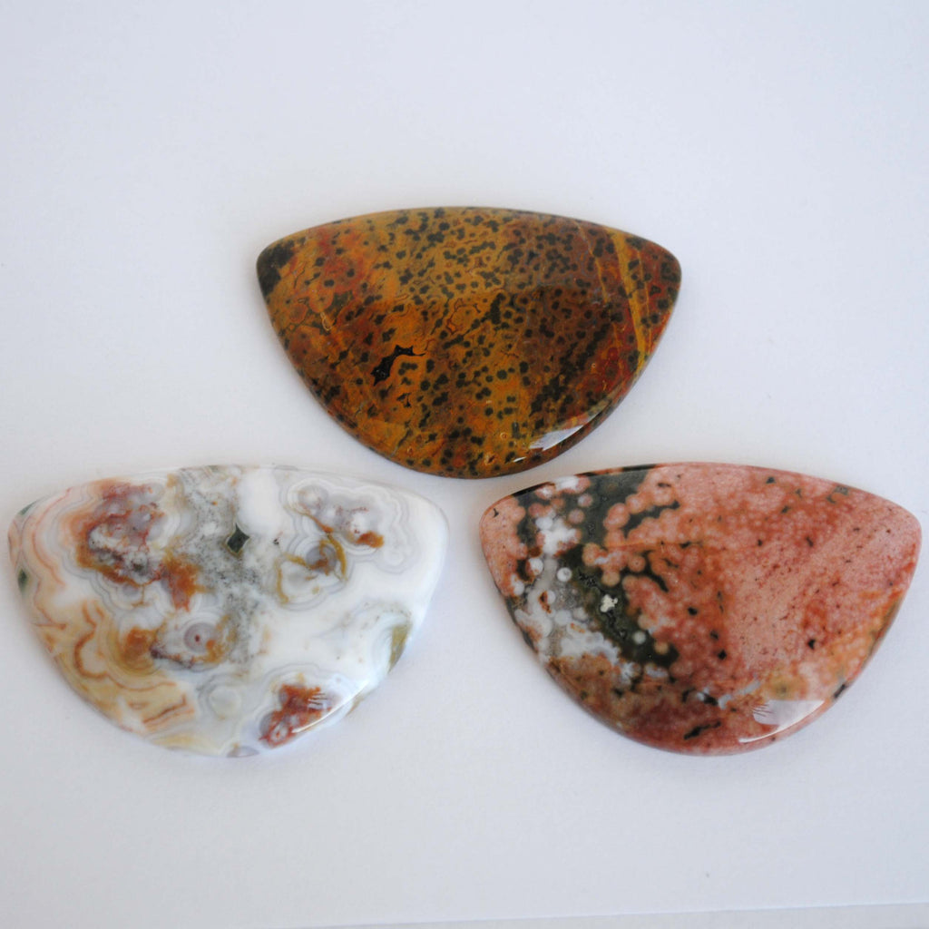 31x45mm Ocean Jasper cabochons (Lot C)