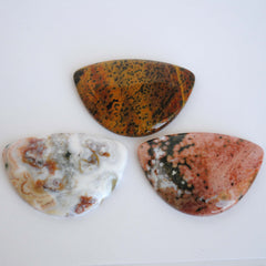 31x45mm Ocean Jasper cabochons (Lot C)