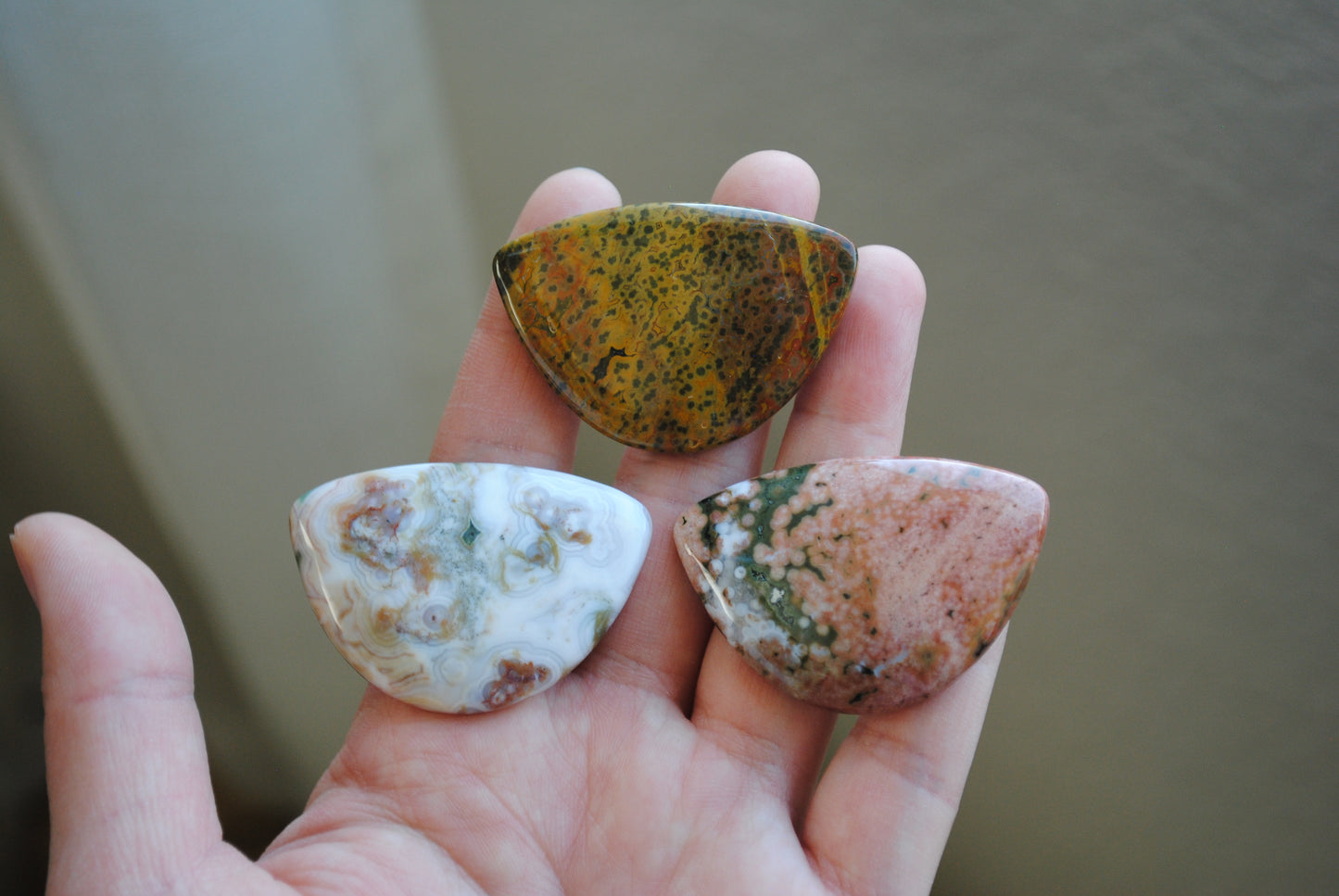 31x45mm Ocean Jasper cabochons (Lot C)