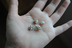 Sterling silver succulent castings (Lot E)