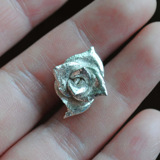 Sterling silver succulent casting